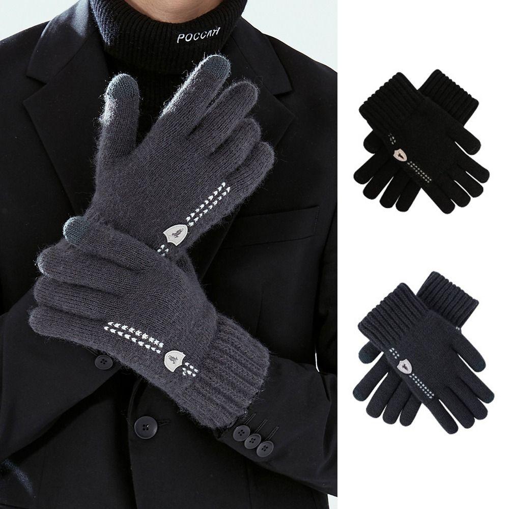 Warm Touch Screen Gloves Cold Proof Mittens Fashion Driving Gloves Winter