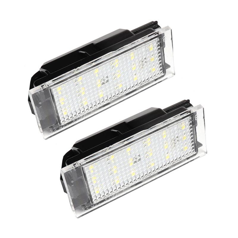 Лампа подсветки номерного знака 12-30V18-SMD для Smart Fortwo 453 Coupe C453 Cabriolet A453 Auto Car Durable