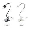 3W 395NM Nail Glue Curing Lamp Portable LEDs Desk Light Flexible Goose Neck Ultraviolet Lamp with