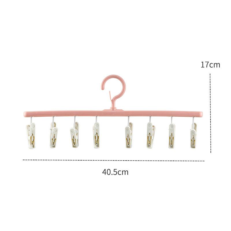 8 прищепок, пластиковая вешалка для сушки одежды, ветрозащитная вешалка для одежды, 8 зажимов, вешалка для носков, вешалка для белья, держатель для носков, нижнее белье