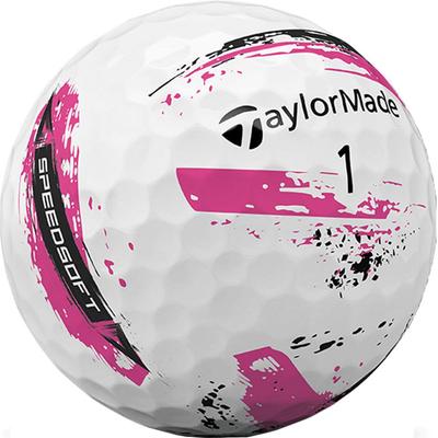 Мяч для гольфа TaylorMade SpeedSoft Ink Pink для мужчин -