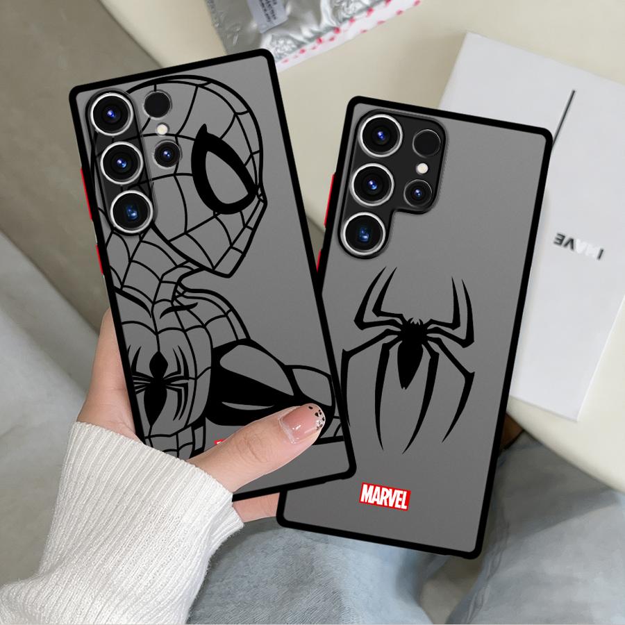 Чехол Marvel Sipiderman Ironman для Samsung Galaxy S26 S22 S20 S25 Ultra S21 S24 Plus S23 FE Note 20 10+ Funda Чехол для телефона