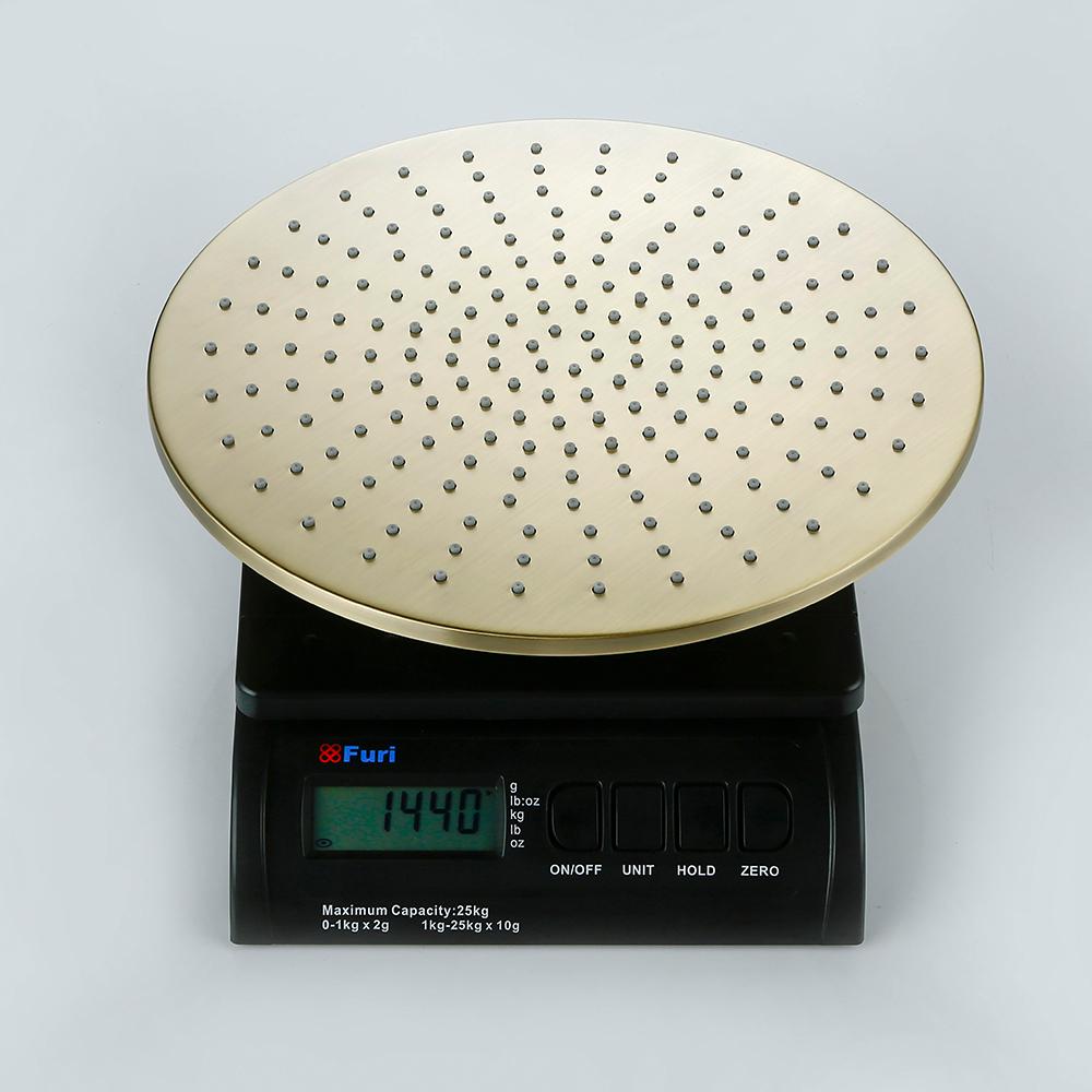 Настенная душевая головка Rian, только латунь, черный хром, матовый, розовое золото, душевая кабина, ванная комната, без кронштейна