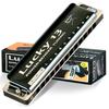 East Top Harmonica Blues Harmonica 13 Hole G Key Jazz Professional Adults Children Study Practice Brass Cover Canvas Case Lucky13 (PowerBender-G)