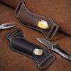 Leather Folding Knife Sheath for Belts Knife Cover Knife Storage Pouch Protective Case Multitool Pouch