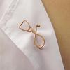 Creative Unisex Medical Stethoscope Rhinestone Brooch Pin Clothes Collar Jewelry
