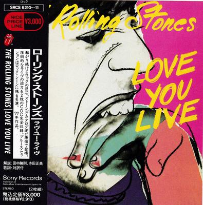 CD ROLLING STONES - Love You Live SRCS621011 Rolling Stones  1992 Япония Рок Б/У