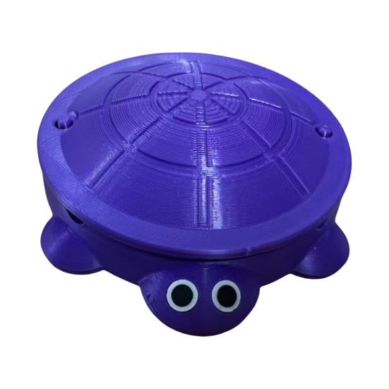 Мини Песочница-Черепаха с Крышкой Песок Мини Инструменты Аксессуары 3D-Печать Черепаха Ящик для Хранения Песка Круглый Контейнер Детская Летняя Пляжная Игрушка