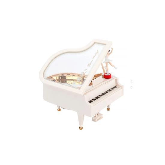 Музыкальная шкатулка для фортепиано с подвижной балериной