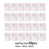 3.2ml Artists Half Pans Plastic Watercolor Paint Grid Paint Palette Painting Supplies Art Supplies