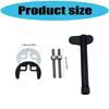 Horseshoe Shaped AntiLeak Faucet Gasket Set For Secure Installation On Kitchen Bathroom Sinks Secure Fixing Installation