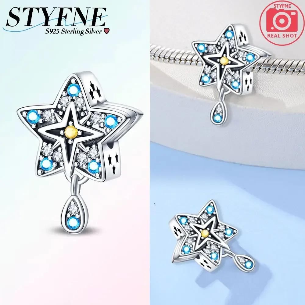 Exquisite Tarot Card Pendant Stars Moon Sun Original Copper Charms Beads Fit Bracelet Women Fine Delicate Gift Accessory Set