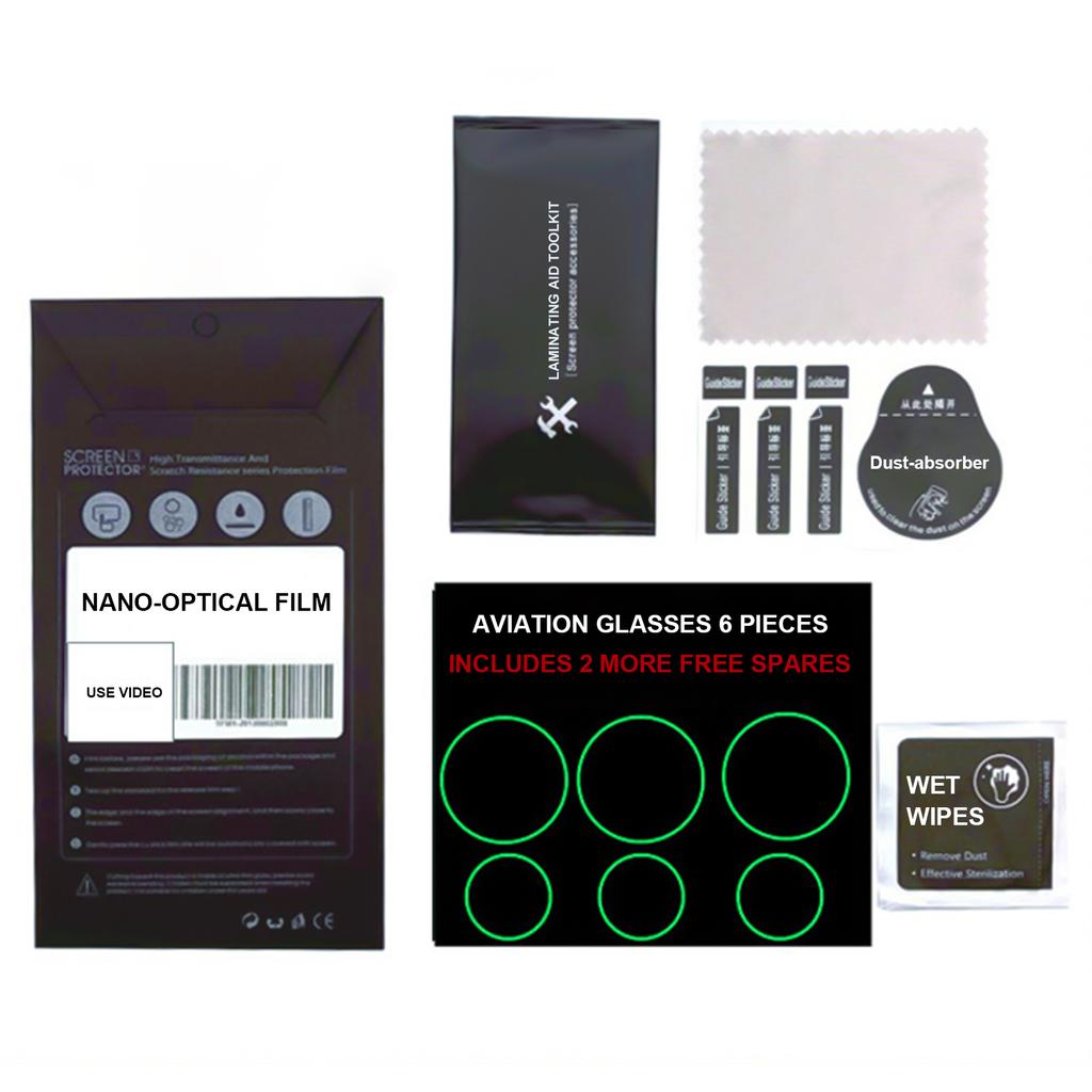 Защитная пленка для линз и стекол с пылепоглотителями и влажными салфетками, устойчивая к царапинам, легко наносится на Avata 2