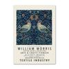 Винтажные плакаты и гравюры Уильяма Морриса, музейная выставка, настенное искусство, картины на холсте, настенные картины для гостиной, офиса, декора, без рамки