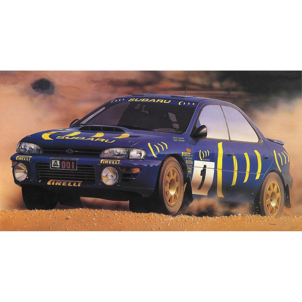 Hasegawa Subaru Impreza 1994 Hong Rally Winner Пластиковая модель 20589 1/24 Kong-Beijing