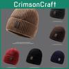 Cap Beanie Knitted Hat Winter Protection Solid Color Caps Outdoor Unisex Gift