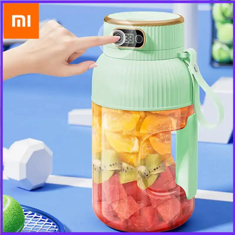 Xiaomi Новая портативная чашка-соковыжималка Многофункциональный цифровой дисплей USB Фруктовые миксеры Соковыжималки Электрическая соковыжималка Блендер Чашка для фруктового сока Путешествия