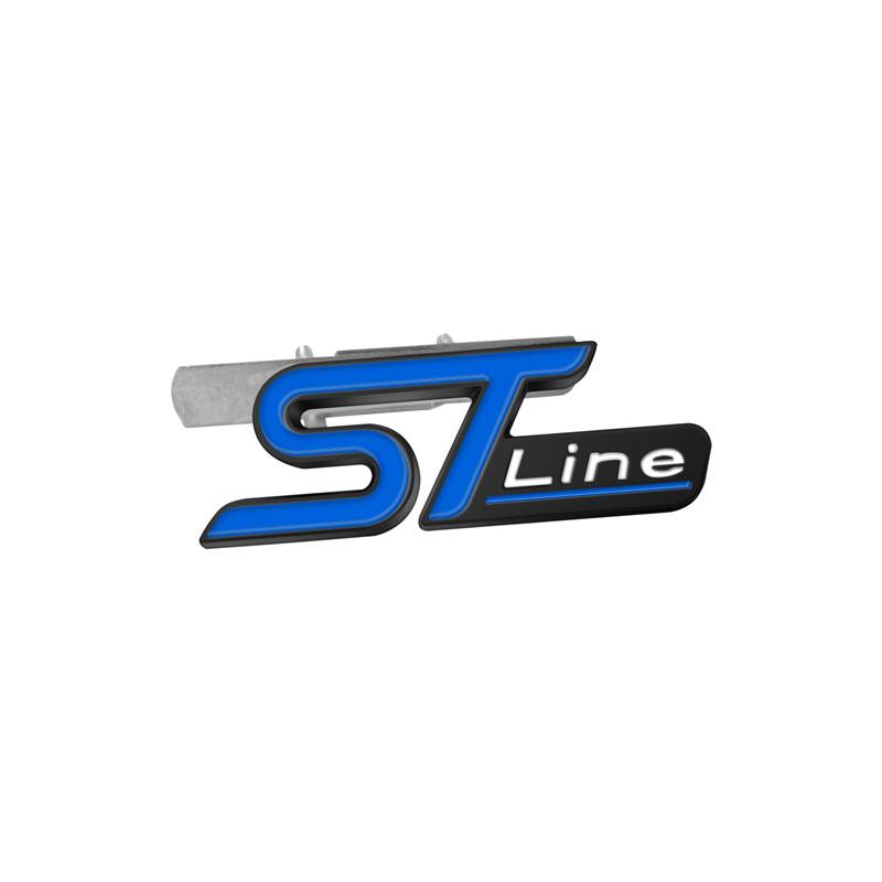 ST LINE Grille Emblem For FOCUS 2 3 MK7 MK8 MK5 MK6 Mondeo Fiesta Kuga MK3 Fusion Cover Decoration Rear Trunk Metal Stickers
