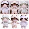 20cm Doll Pajamas Suit Shirt Shorts Patch Mini Blouse Pants Set Doll Clothes  Cotton Stuffed Doll