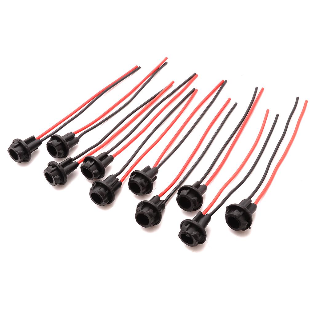 PDTO 10 шт. T10 W5W 168 194 автомобильный разъем, удлинитель, светодиодная лампа, клиновидная лампа, основание