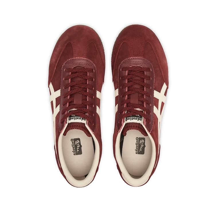 ONITSUKA TIGER Machu Racer Износостойкие Низкие Повседневные Кроссовки Унисекс Бордовые Кроссовки 1183C535-600