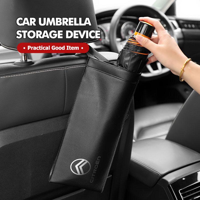 POOR1 Waterproof Car Umbrella Bag Back Seat Hanging Organizer Holder For Citroen Grand Berlingo Jumper Celysee Xsara Picasso Aircross