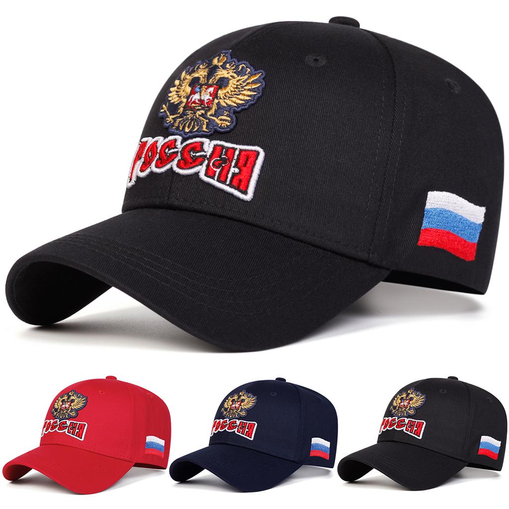 Русский двуглавый орел Национальный символ Бейсболка Мужские уличные повседневные кепки Регулируемая хлопковая дорожная кепка Кепки от солнца