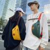 Unisex Large Capacity Crossbody Chest Bag Casual Nylon Sling Bag Adjustable Waist Pack Travel Sports Shoulder Fanny Pack