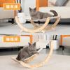 Elevated Cat Bed Anti-Slip Cat Hammock Bed for Indoor Rocking Bed Elevated Pet Furniture Resting Hammock Cat Hammock