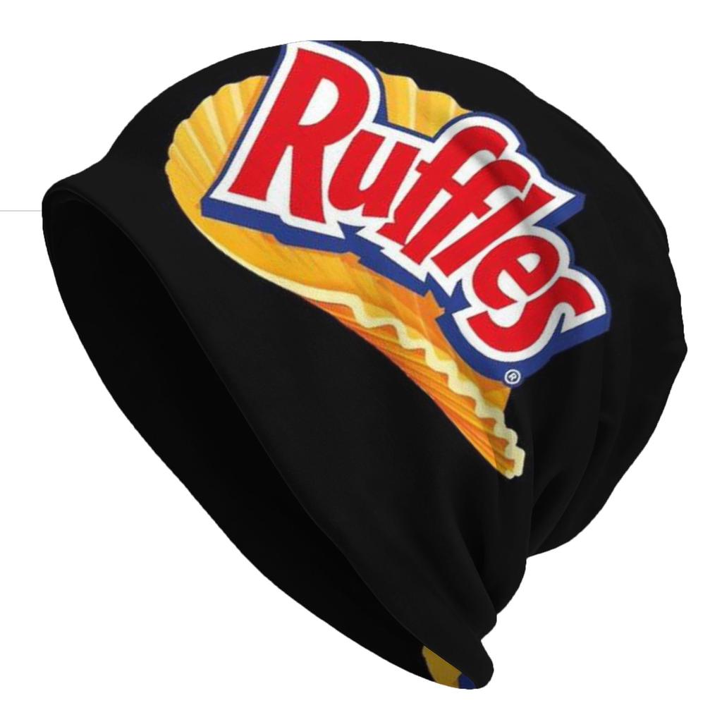 Bonnet Hats Ruffles Men Women's Thin Hat BLACK Retro Cap Hip Hop Skullies Beanies Caps