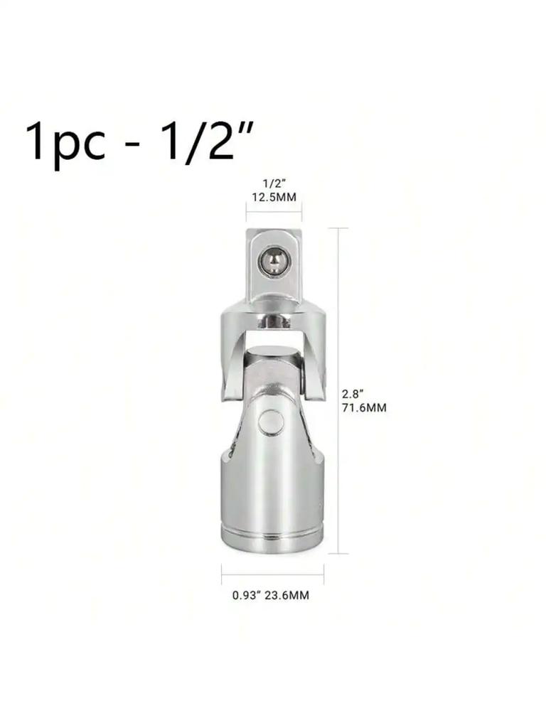 Impact Universal Joint Swivel Socket Set Professional Swivel Socket Adapter 3/8inch 1/2inch 1/4inch 360° Rotatable Joint Socket