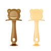 Baby Nursing Teething Toy Bear Teething Stick Silicone Baby Teether Teething Pain Relief Toy for Toddler Infant Newborn