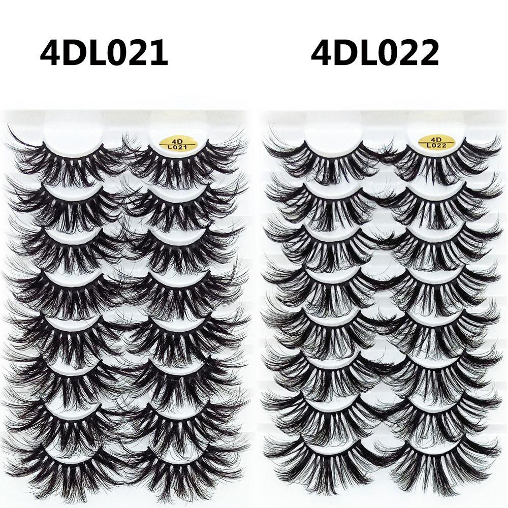 Beauty Wispy Fluffy Long Full Volume Eyelash Extension 4D Mink Hair False Eyelashes 25mm Lashes