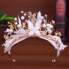 Европейские и американские свадебные короны Ручной работы Перьевые короны Повязки на голову Изысканные свадебные платья Свадебные платья и аксессуары