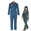 Game Silent Disaster: Anya Female Crew Member Cos Clothing Halloween Horror Funny Mouthwashing Work Clothes