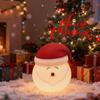 Santa Claus Silicone Night Light - Christmas Decorative Tap Light for Living Room Ambiance