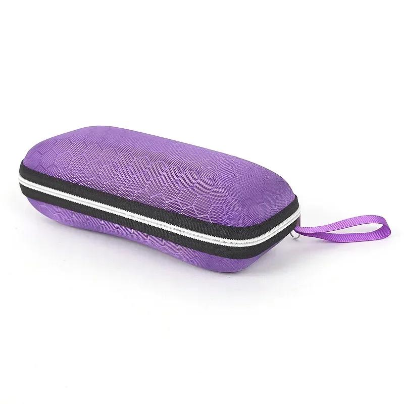 New Fashion Solid Color Eyeglasses Case EVA Eyeglasses Case Zipper Type Durable Eyeglasses Sunglasses Applicable Storage Case