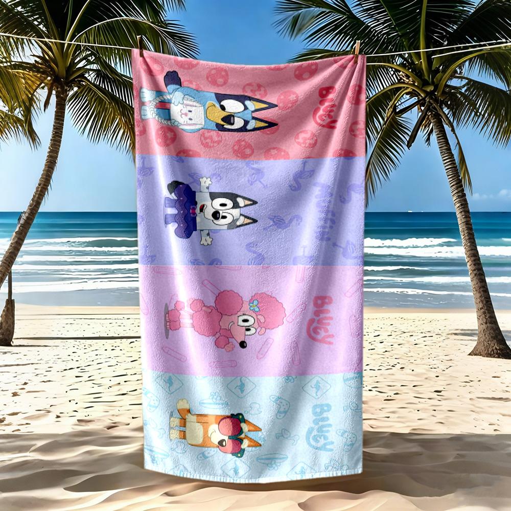 Bruy Beach Towel High Absorbency & Quick-Dry Comfortable Lightweight Perfect for Traveling Yoga Camping and Swimming