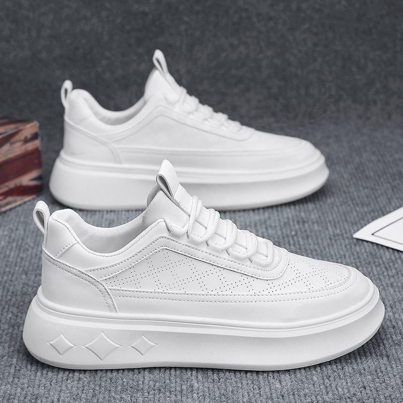 Spring Men's Shoes New Breathable Little White Shoes Men's Korean Version Trendy Versatile Platform Sports Shoes Casual Board Shoes Trendy Shoes