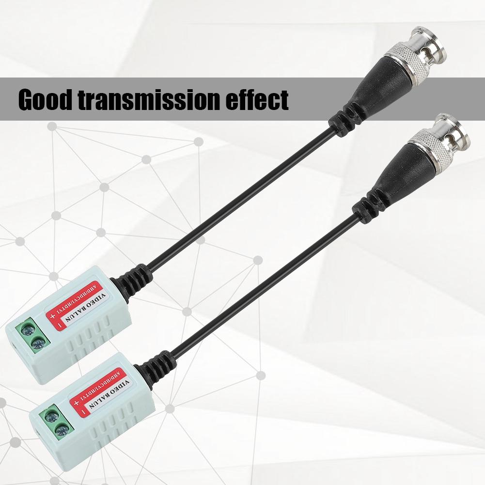2 шт. Портативный HDCVIHDVIAHD Пассивный Видео Балун Приемопередатчик Кабель Витой Передатчик для Cam