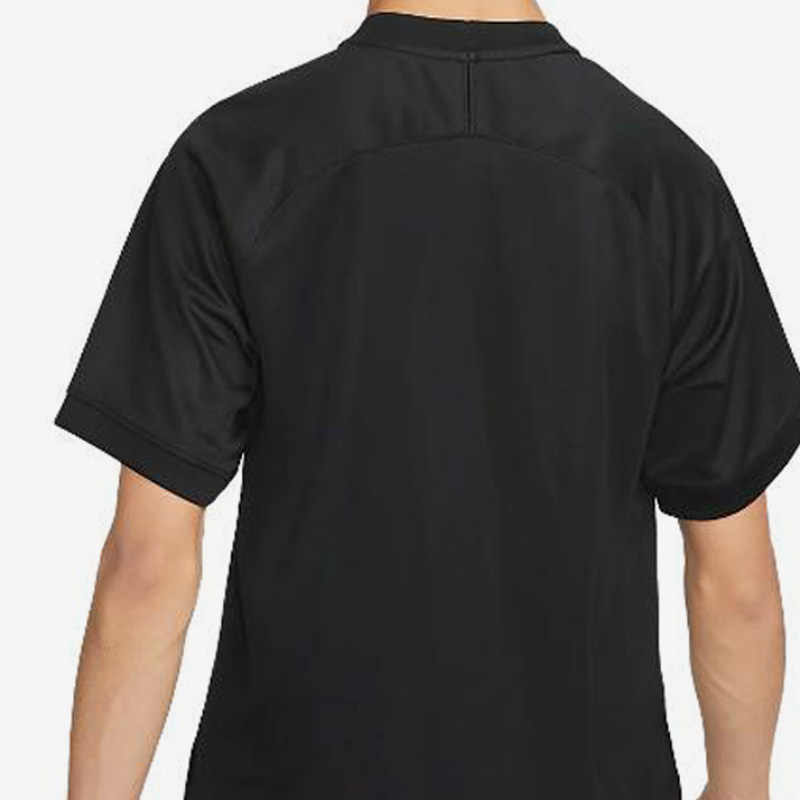 Nike T Shirts Men's Black Crew Neck Moderate Straight Fit DX8635-010