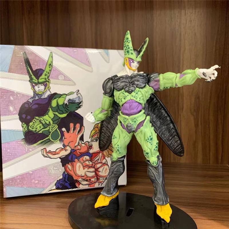 FigureCrazy Фигурка Cell Ultimate Shape Dragon Ball Z Goku Боевые Солдаты Cell Фигурка DBZ Кисть ПВХ Фигурка на шарнирах Коллекционная Игрушка