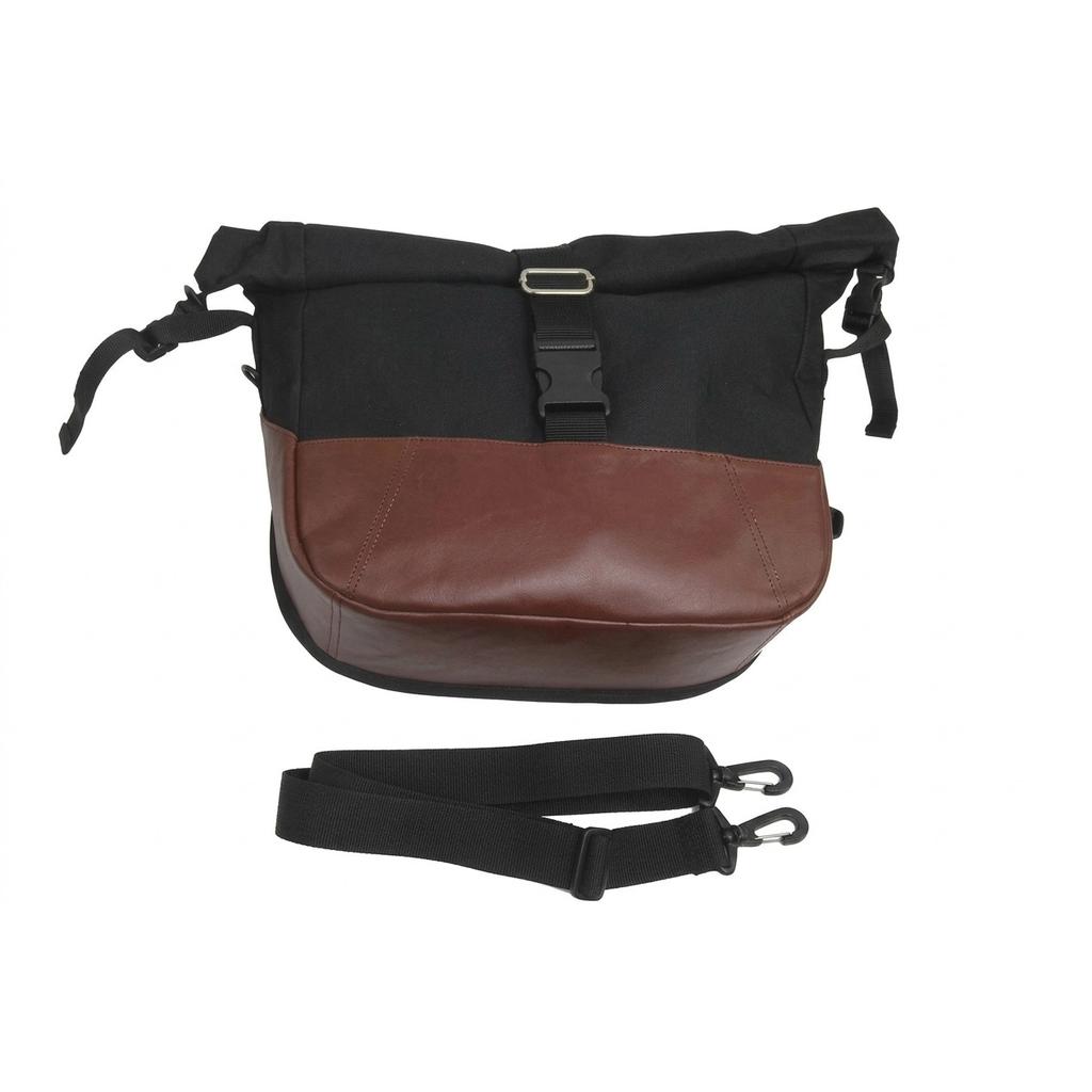 Black "Soft Pannier Bag With Mount Pair" Fit For Royal Enfield Super Meteor 650