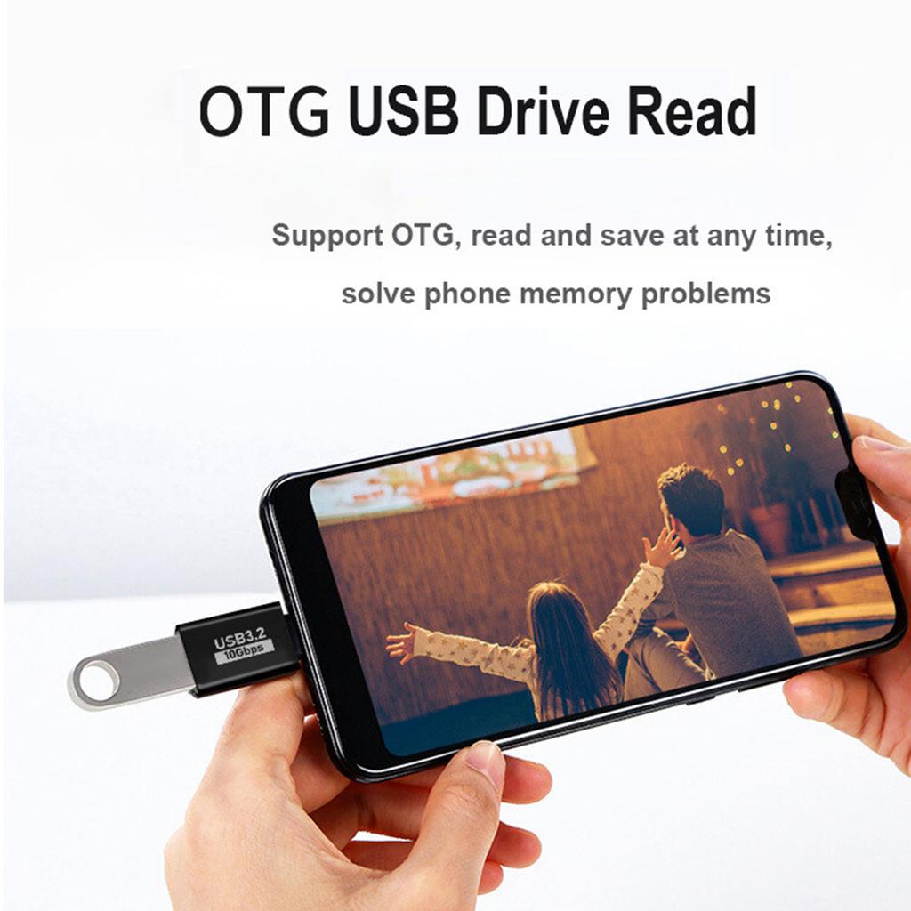 USB 3.1 на Type-C Адаптер Поддерживает Передачу Данных 10 Гбит/с и Зарядку для Смартфонов, Планшетов и Других Устройств