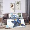 Keroro Gunsou Frog Super Warm Blanket  Decorative Plush Throw Blanket Aesthetic Couch Chair Flannel Bedspread Sofa Bed Cover