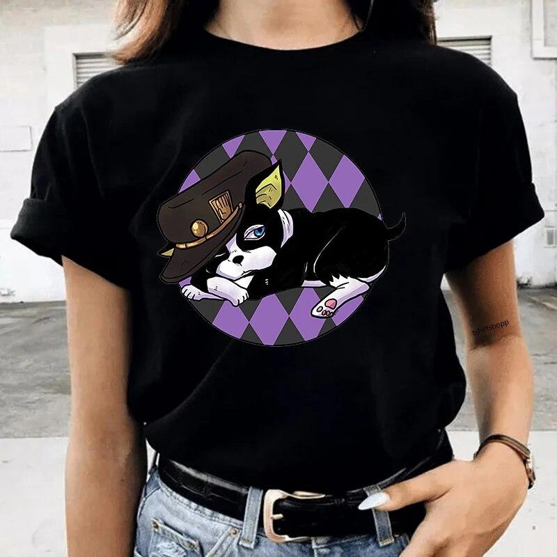 Новинка 2021 года, женская футболка Jojo Bizarre Adventure, летняя футболка с японским аниме, футболка Golden Experience, футболка с божьей коровкой, повседневная футболка в стиле хип-хоп, унисекс