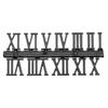 12Pcs/Set Quartz Clock Plastic Numeral Roman Classic Glossy Number Spare Parts for Home