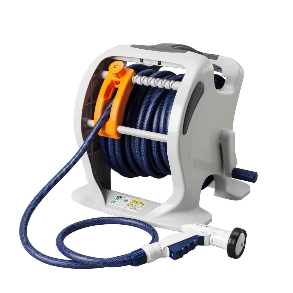 Катушка для шланга Takagi Mercury II Twister 30 м, устойчивая к скручиванию, легко наматывается RT330TNB