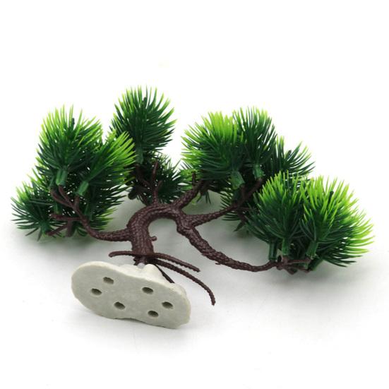 Artificial Aquatic Plant Realistic Shape Decorative Plastic Crafts Simulation Tree Aquarium Decoration