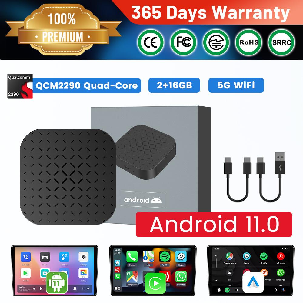 CarlinKit Carplay Ai Box Android 13 11 ТВ-бокс SM6225 QCM6125 2290 Беспроводной Android Auto Car Play Box 4G LTE Бокс для потокового видео